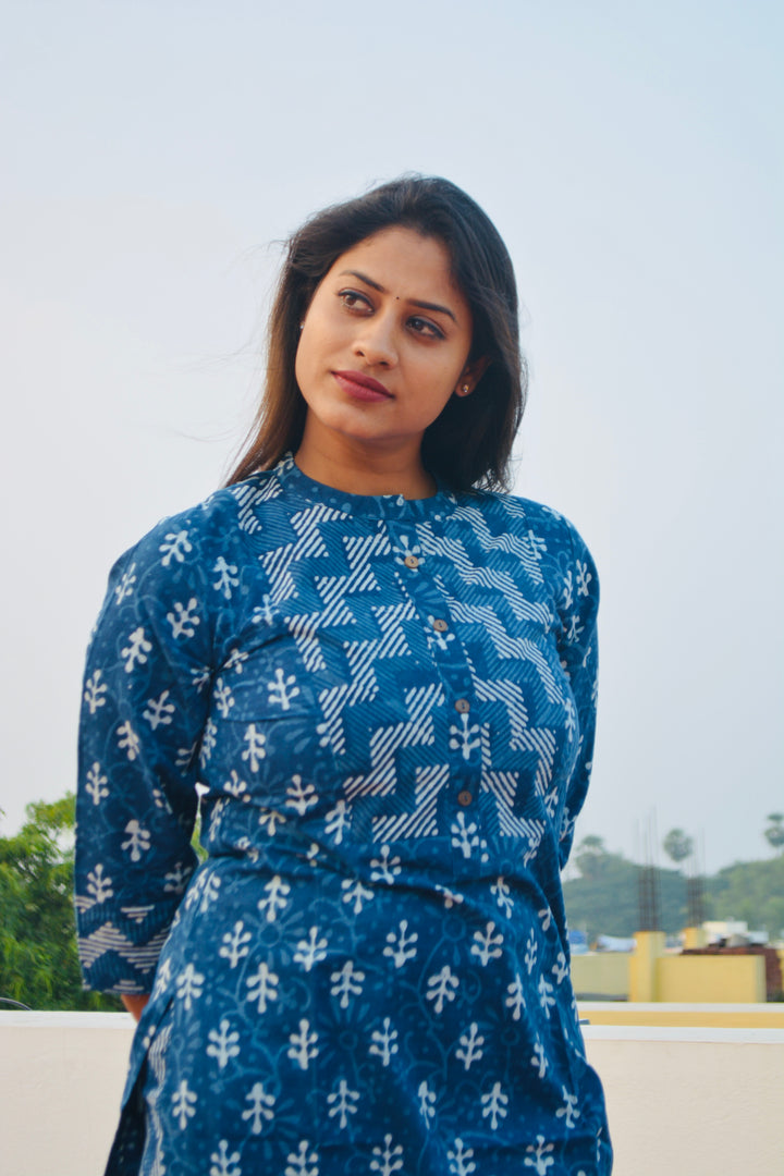 BLOCK PRINTED KURTA SET