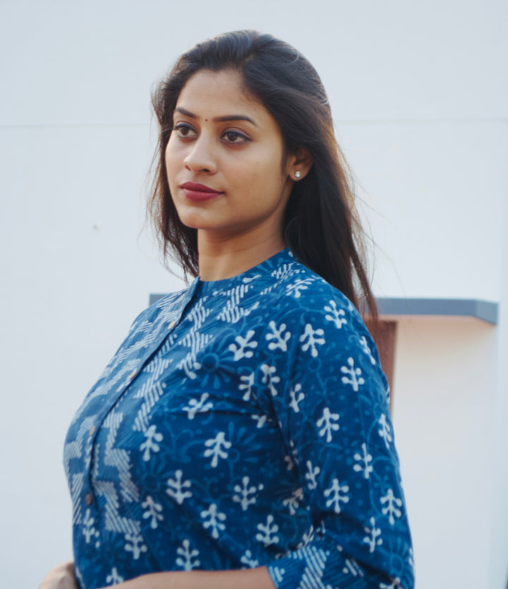 BLOCK PRINTED KURTA SET4