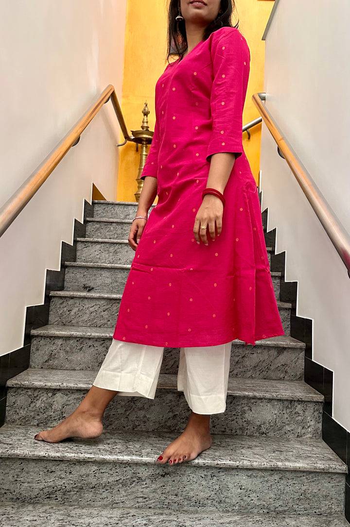 FUCHSIA PINK KURTA2