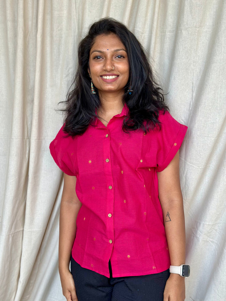 FUCHSIA PINK SHIRT