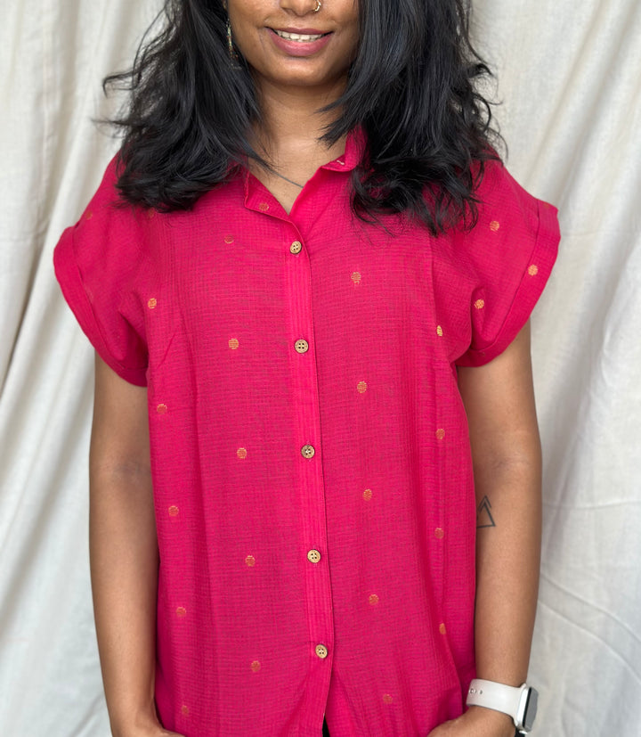 FUCHSIA PINK SHIRT2