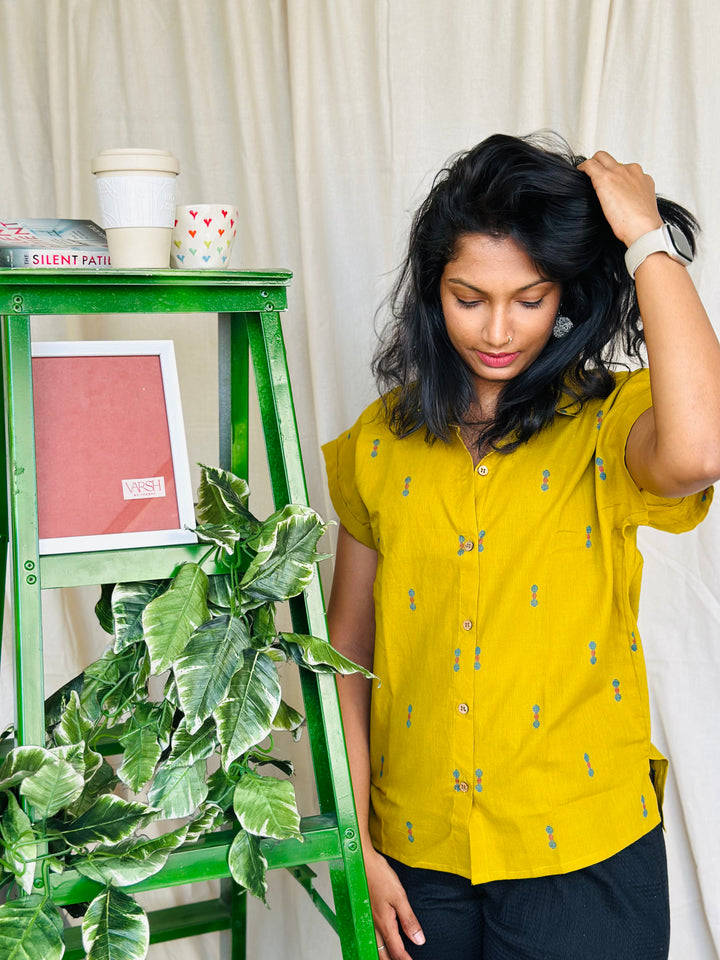 HANDLOOM SHIRT GREEN