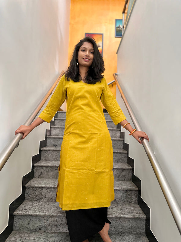 Yellow kurta 